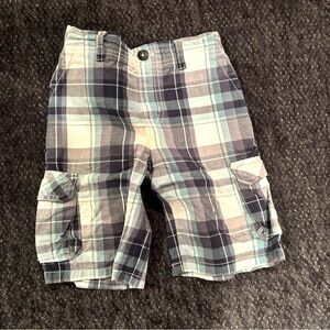 Plaid Cargo Shorts